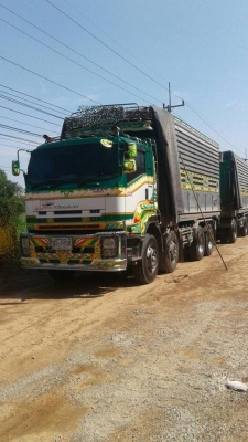 ขายรถสิบล้อ ISUZU DECA FXZ360แรง ปี54 พ่วงแม่ลูก สนใจ 0932795977 คุณสุชาติ จัดไฟแนนซ์ได้ 2,100,000-2,250,000 ขึ้นอยู่ที่เคดิต รายละเอียดรถ ปีรถจดทะเบียน 2554 คอกเกษตรดั้มเนียม อู่ สหกิจ แม่ยาว6.2 ลูก7เมตร สูง2.35เมตร