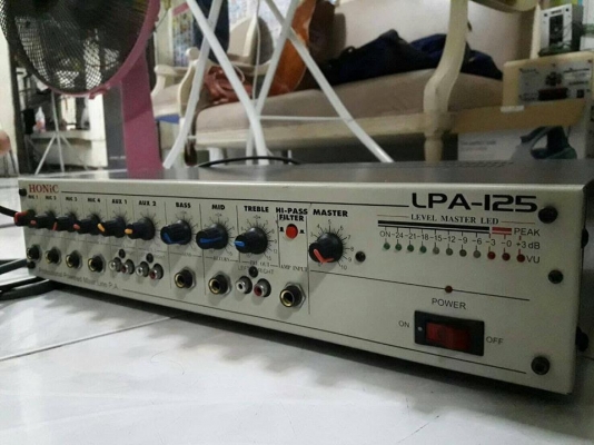 เพาเวอร์มิกเซอร์ ยี่ห้อ HONIC รุ่น LPA-125 สภาพใหม่ๆเลยครับ