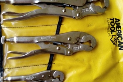 ขายคีมล็อกชุด3ตัว VISE-GRIP Made in USA.งานเก่าเก็บ