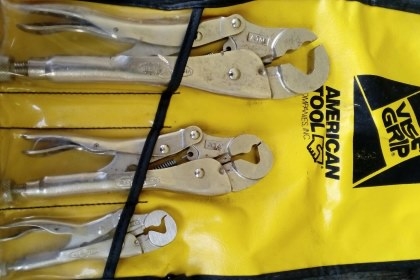 ขายคีมล็อกชุด3ตัว VISE-GRIP Made in USA.งานเก่าเก็บ ขายคีมล็อกชุด3ตัว VISE-GRIP Made in USA.งานเก่าเก็บ