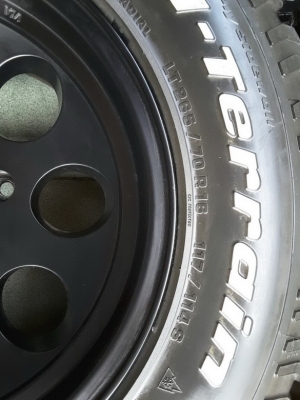 ล้อหยดนํ้า + BF All USA. 265/70/16 ปี13 สวยๆ 1ชุด