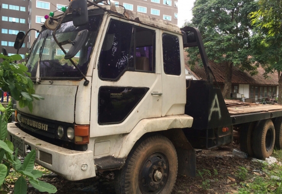 สิบล้อ 2เพา มิตชู ไอ้หลง FN725MA195โลไฮ10สปีส ท้ายลากแม็คโค 200 สภาพดีพร้อมใช้ ทะเบียนพร้อมโอน