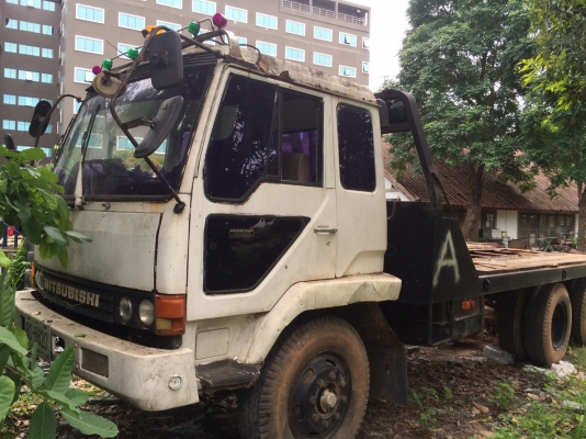 สิบล้อ 2เพา มิตชู ไอ้หลง FN725MA195โลไฮ10สปีส ท้ายลากแม็คโค 200 สภาพดีพร้อมใช้ ทะเบียนพร้อมโอน