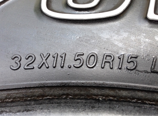 ยาง All Yokohama 32 11.5 R15 ดอกเต็ม ไม่มีปะ ใช้กันยาว