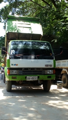 ขายรถดั้มพ์ Fuso Fighter 6d14 ช่วงสั้นดั้มพ์นอกแท้ ต่อรองได้