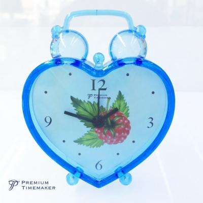 นาฬิกาตั้งโต้ะ ปลุกได้ สีสันสดใส วัสดุพลาสคิดสีด้าน ดูดีสวยงามค่ะ