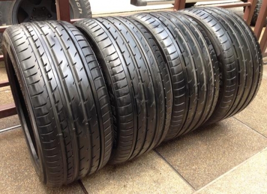 ยาง Haida 235 40 18 หลัง 265 35 18 สิ้นปี15 ดอกเต็ม ไม่มีปะ เนื้อนิ่มๆ ใช้งานน้อย ราคาไม่แพง