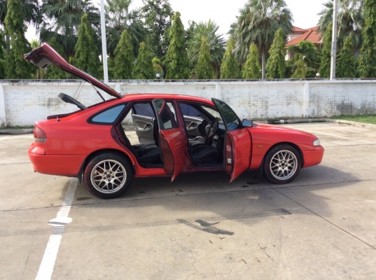 ขายรถมาสด้า โครโนส 5ประตู ปี95 เครื่องหัวฉีด 2.0 เกียร์ธรรมดา เพาเวอร์ กระจกไฟฟ้าทั้งคัน เซ็นทรัลล๊อค ภายในเดิมๆเบาะผ้าเดิมสะอาด แอร์วิทยุCD ตัวถังเดิมไม่มีชนทำสีมาเรียบร้อย แม็กBBS ขอบ17" รถขับกลับได้เลยครับ เอกสารพร้อมขายถูกครับ