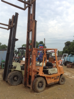 +++ ขายโฟล์คลิฟท์  TOYOTA 4FG20  ขนาด  2  ตัน  เครื่องยนต์เบนซิน  เสา  4.5  เมตร  3  ท่อน  เกียร์ธรรมดา  ยางลม