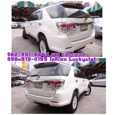 TOYOTA FORTUNER 3.0 V 4WDเกียร์AT ปี 2012 โทร 062-991-6649 ดาวออโต้เบสท์