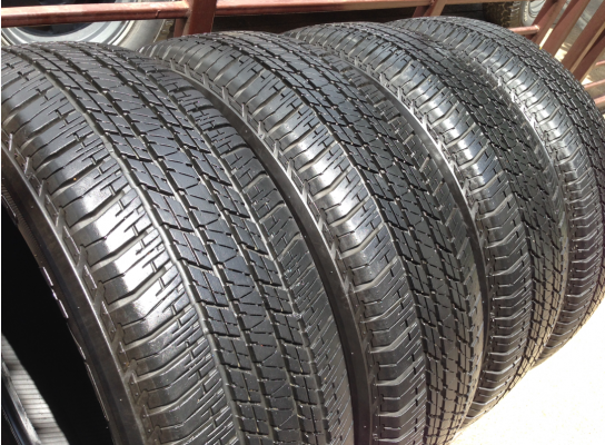 ยาง Bridgestone 245 60 20 ดอกเต็ม ไม่มีปะ พร้อมใช้งาน ราคาไม่แพง