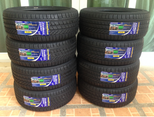 ยางใหม่ Goodyear 215 45 17 ปี15 ราคาเร้าใจ