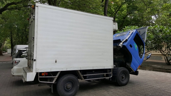 4ล้อป้ายไม่ติดเวลา (ตู้เย็น-18&deg;goodteem) ใช้ได้2ระบบ ไฟบ้านกับรถยนต์  บรรทุกองุ่นทำy