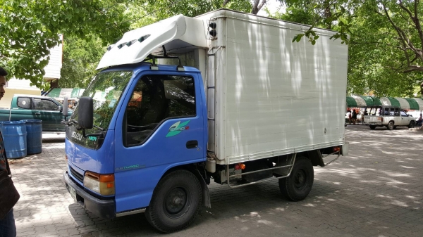 4ล้อป้ายไม่ติดเวลา (ตู้เย็น-18&deg;goodteem) ใช้ได้2ระบบ ไฟบ้านกับรถยนต์  บรรทุกองุ่นทำy