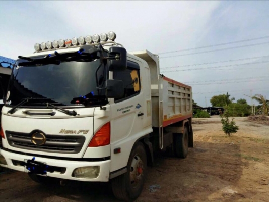ขายรถบรรทุกหกล้อดัมพ์ Hino FG เครื่อง 212 แรง ปี 49 กระบะดัมพ์ช่วงยาว 4 เมตร ทะเบียนพร้อม