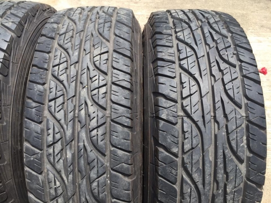 ขายยางDunlop Grandtrek AT3 265/70/16 สภาพใหม่ ดอกเต็มมาก ไม่เคยปะ