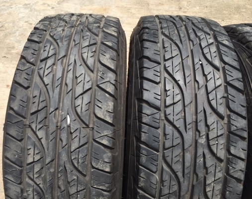 ขายยางDunlop Grandtrek AT3 265/70/16 สภาพใหม่ ดอกเต็มมาก ไม่เคยปะ