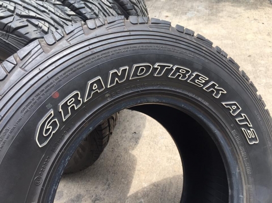 ขายยางDunlop Grandtrek AT3 265/70/16 สภาพใหม่ ดอกเต็มมาก ไม่เคยปะ