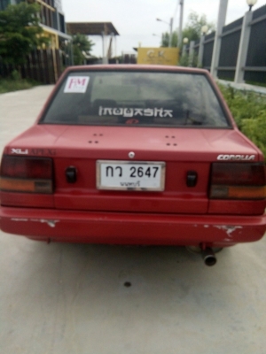 ขายเก๋งโตโยต้าหน้าแหลม ท้ายตัด เครื่อง ห้วฉีด. เกียร์ออโต้ แอร์ ทะเบียนเต็ม