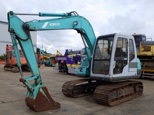 Kobelco SK60-3 มาร์คไฟว์ซุปเปอร์ เก่าญี่ปุ่นรถสวย แทรคใหญ่
