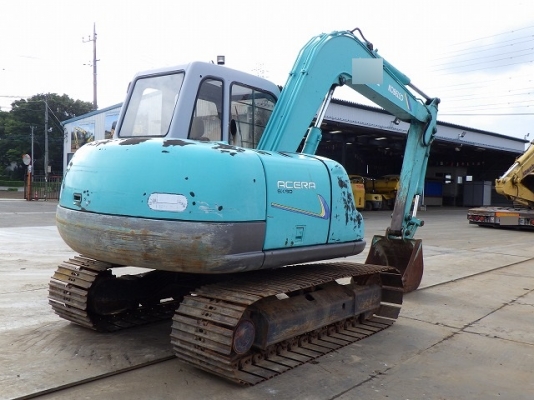 Kobelco SK60-3 มาร์คไฟว์ซุปเปอร์ เก่าญี่ปุ่นรถสวย แทรคใหญ่