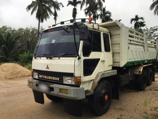 รถมิตซู 10 ล้อดั้ม FN527M - TF  220 แรงม้า. ปี 38. ,  ( ขาย แม่ , ลูก. )     สนใจติดต่อ   081 - 6079515