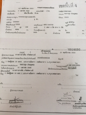 ขายรถ6ล้อดั้มหิน ทราย 6 คิว