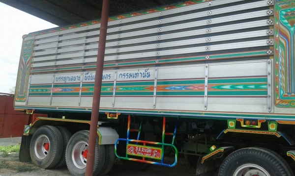 ลูกพ่วง3เพลา ดั้มมิเนียมคอกเกษตร อู่ส.สมบัต สวยมาก ลูกพ่วง3เพลา ดั้มมิเนียมคอกเกษตร อู่ส.สมบัต สวยมาก