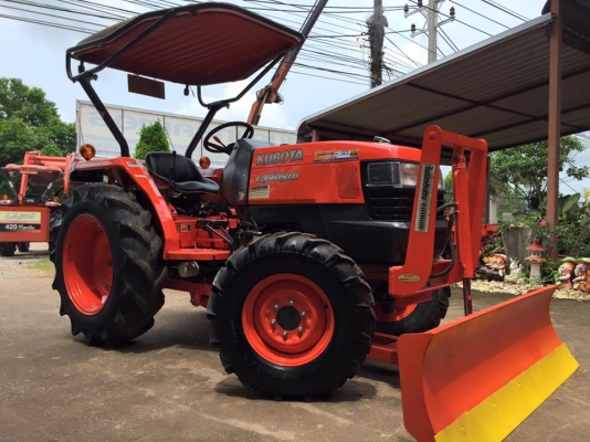 ขายรถไถKubota L3408DI (4WD) พร้อมใบมีดหน้า และผานพรวนช้าง รถพร้อมใช้งาน