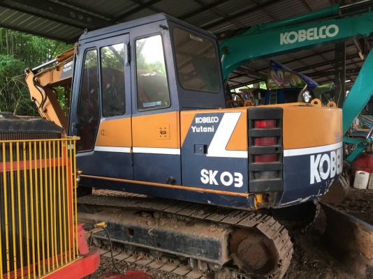 ขายรถแมคโค SK-03 เทียบเท่า 60 สภาพสวย เดิมๆเอกสารอินวอย มีลายหัวเจาะแอร์พร้อม