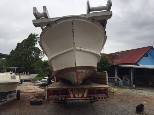 ขายเรือประมงไฟเบอร์ล้วน ไม่ต้องขึ้นคานทุกปี