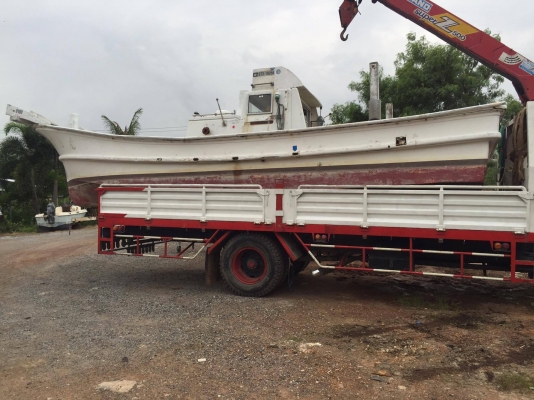 ขายเรือประมงไฟเบอร์ล้วน ไม่ต้องขึ้นคานทุกปี